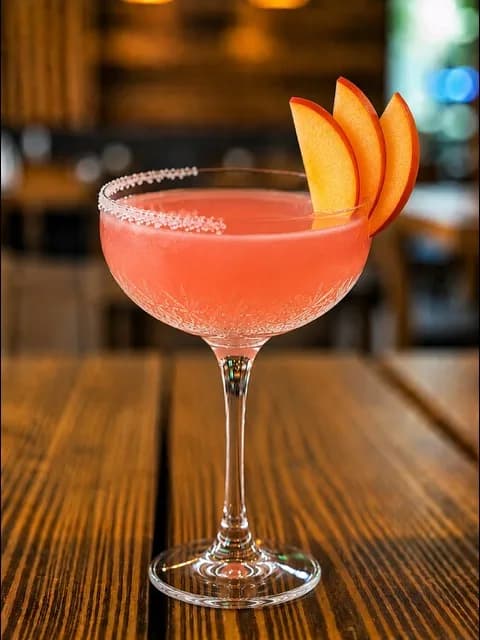 Peach & Ginger Margarita