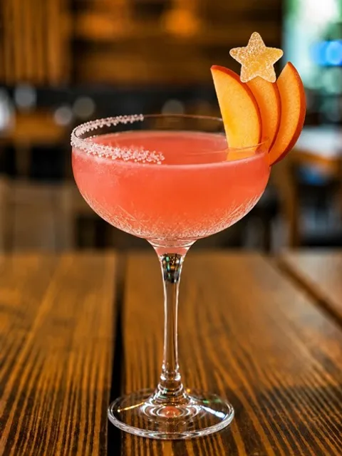 Peach & Ginger Margarita